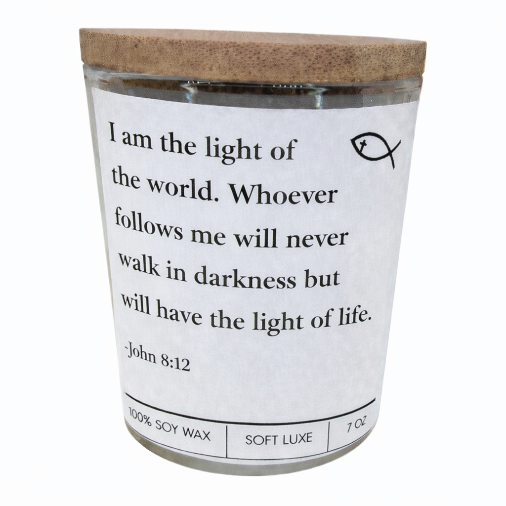 Light of Faith - Luz de Fe Bilingual Scripture Candle