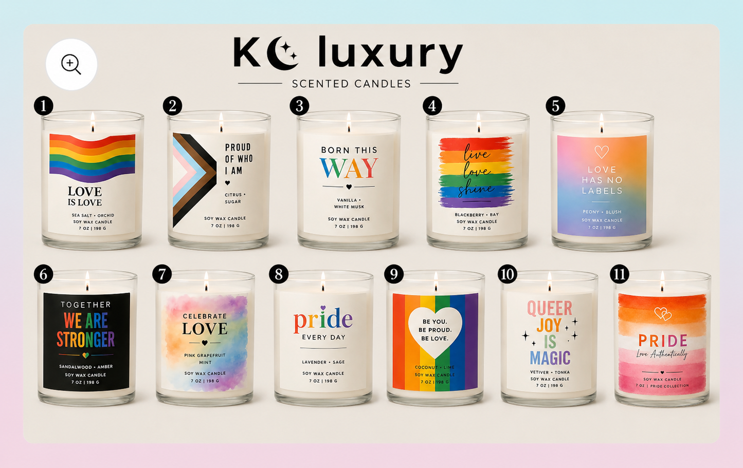 Loud & Proud | Pride Inspired Luxury Candle
