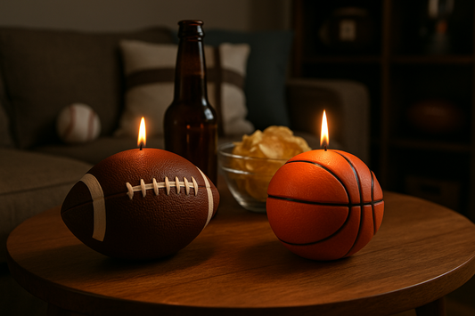 Sports Fan Cave Essentials: Candles That Score Big