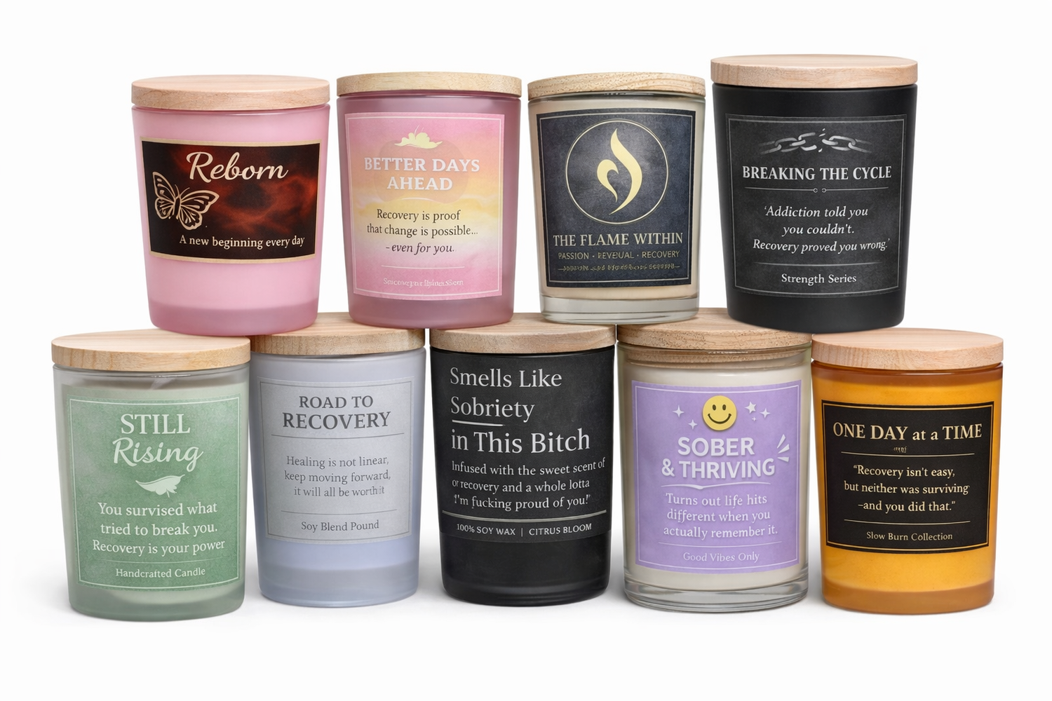 From Addiction to Purpose Collection | Handmade Luxury Soy Candles 🕯️