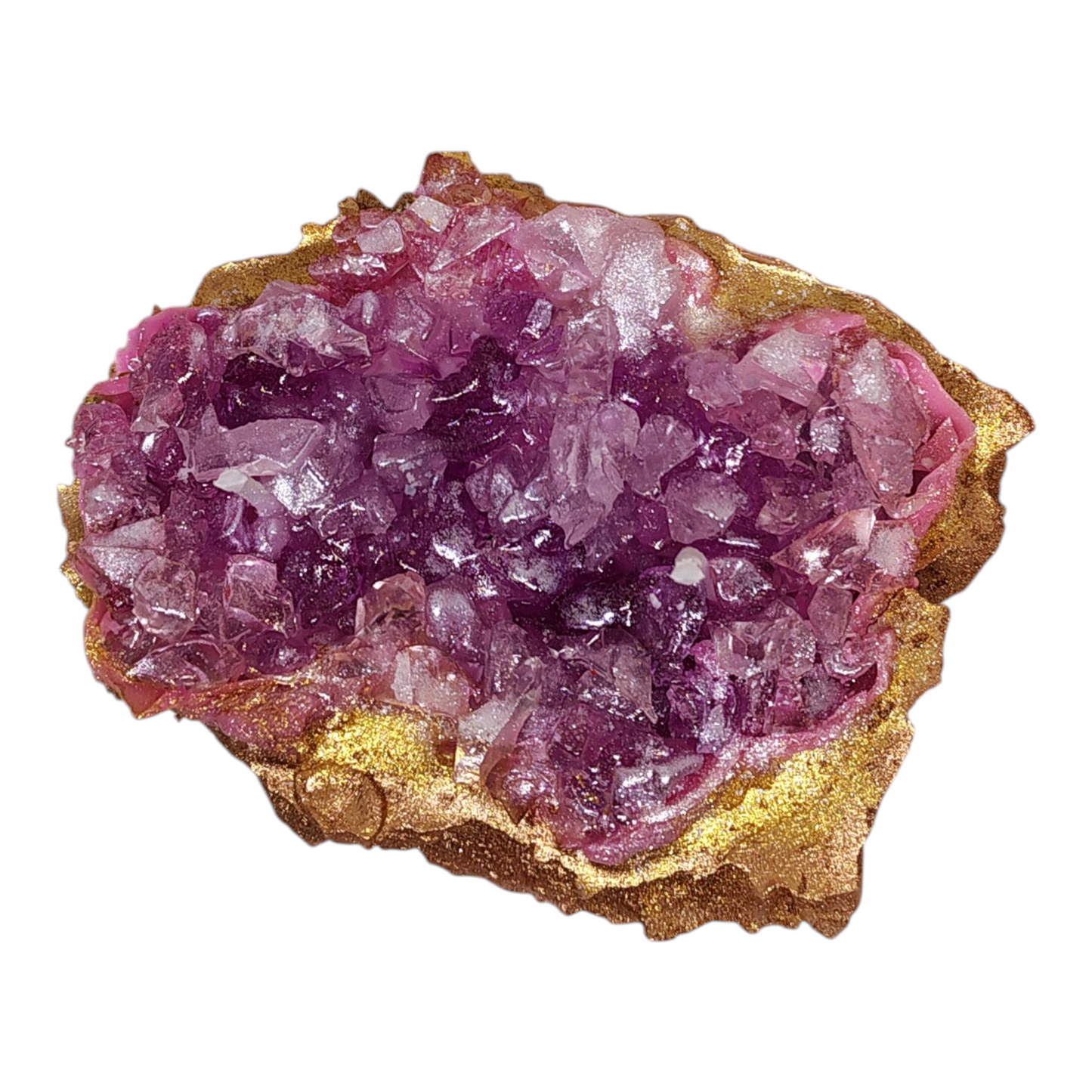 Chakra Crystal Wax Candle – Handmade Rock Crystal Inspired Candle in Multiple Colors