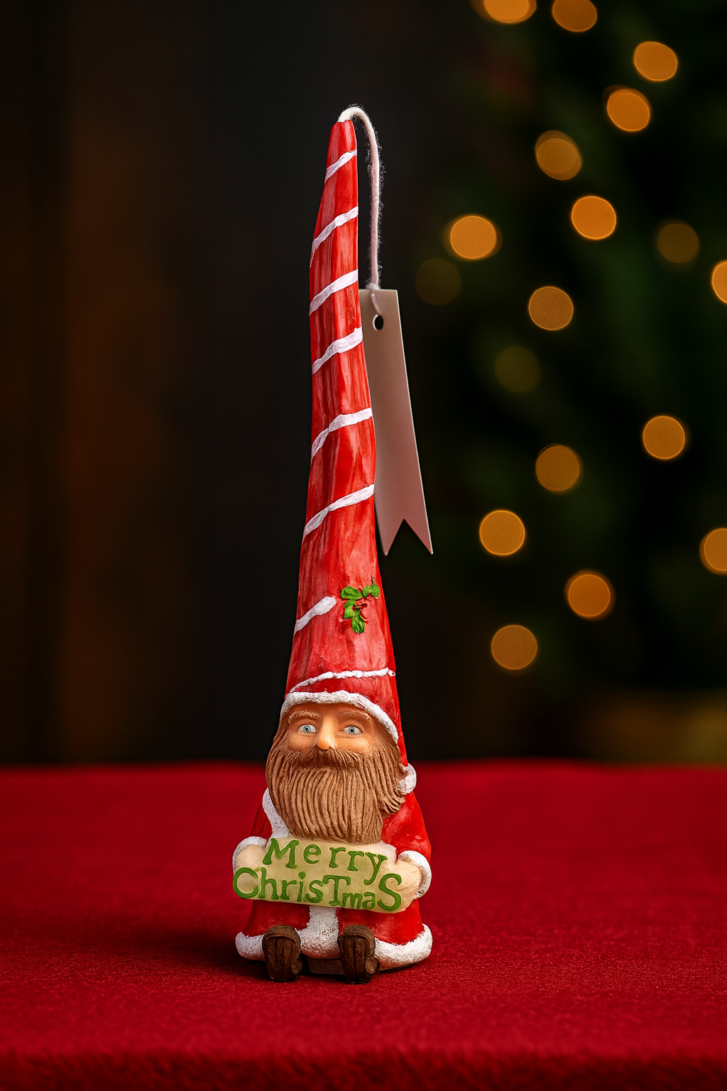 I’ll Be Gnome for Christmas – Hand-Poured & Hand-Painted Pillar Candle Sticks