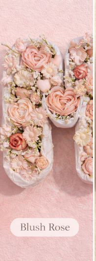 Custom Wax Flower Letter Bouquet (A–Z) | Personalized Floral Initial Gift for Any Occasion