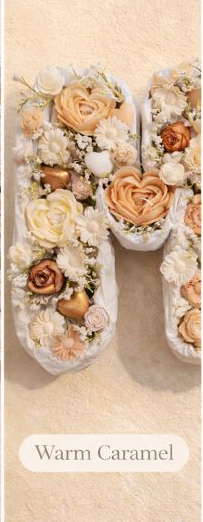 Custom Wax Flower Letter Bouquet (A–Z) | Personalized Floral Initial Gift for Any Occasion