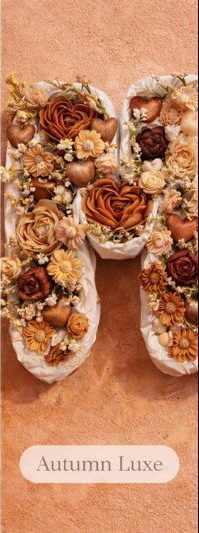 Custom Wax Flower Letter Bouquet (A–Z) | Personalized Floral Initial Gift for Any Occasion