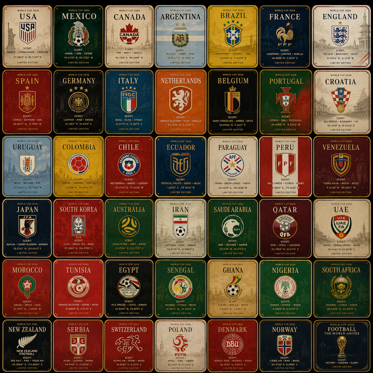 Football Nations Signature Series Candle