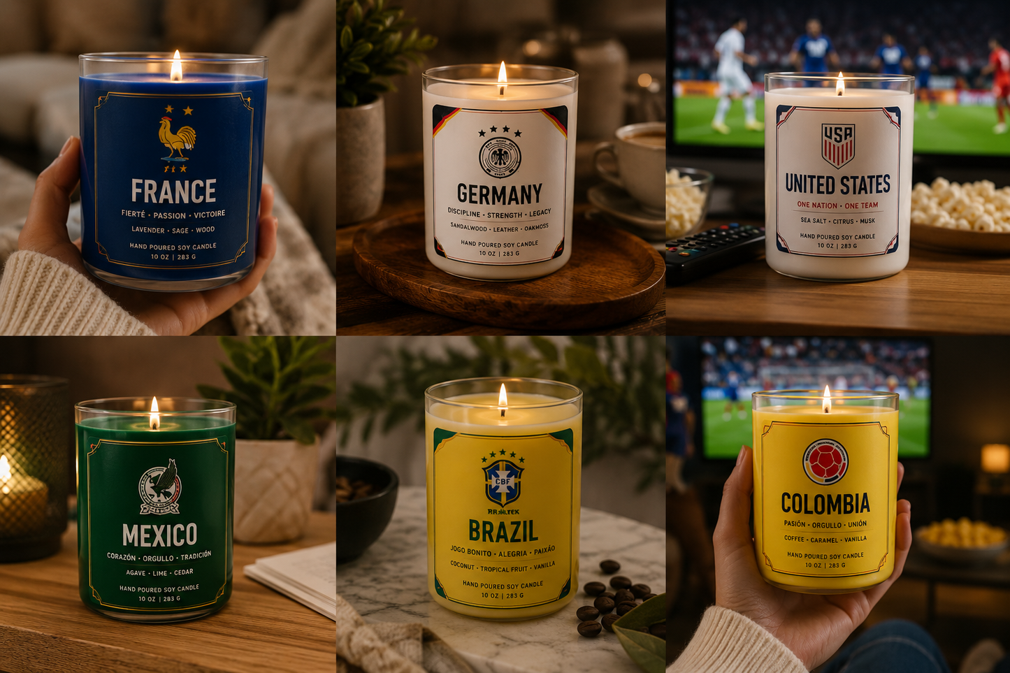 Football Nations Signature Series Candle