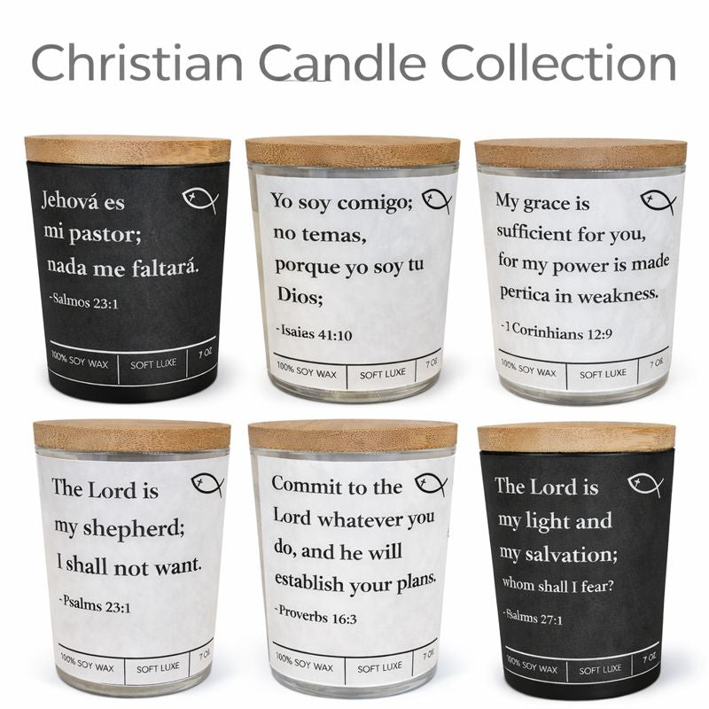 Light of Faith - Luz de Fe Bilingual Scripture Candle