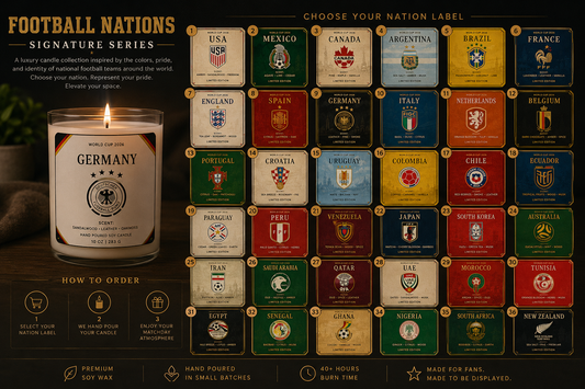 Football Nations Signature Series Candle