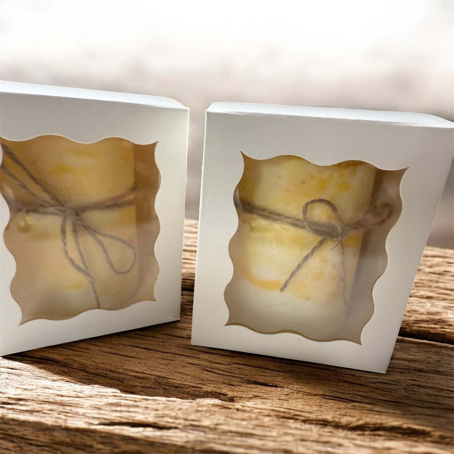 Vela de pilar KC Marble Luxe: vela decorativa gruesa para interiores modernos