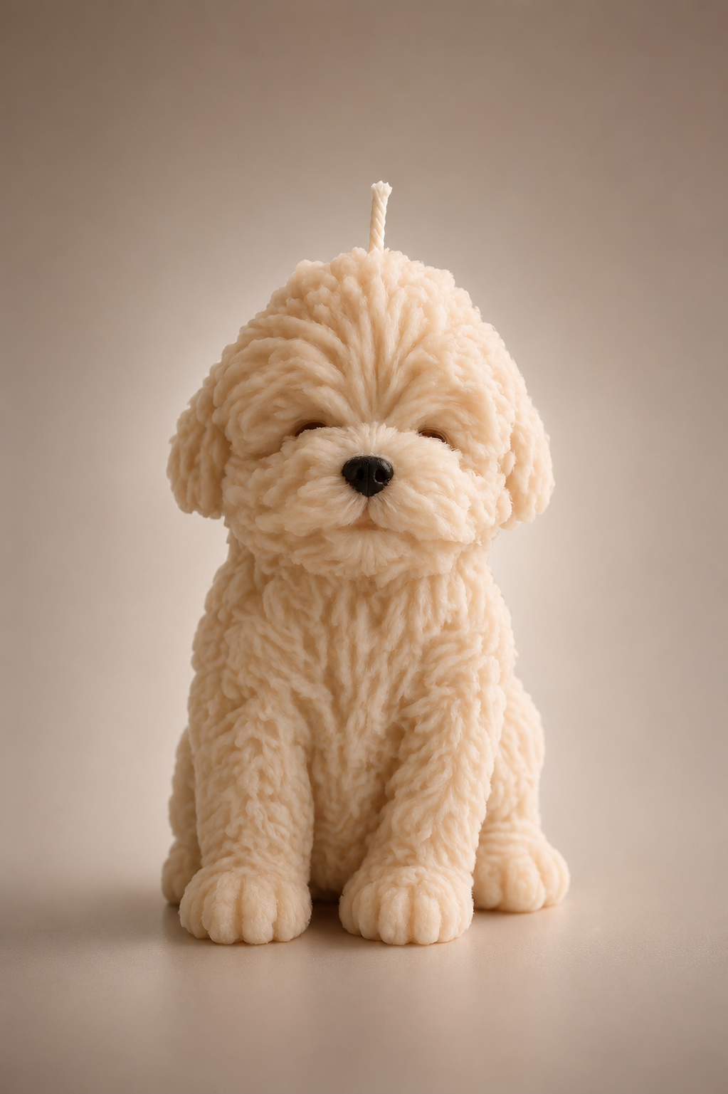 Realistic Poodle Dog Candle | Handmade Decorative Soy Wax Candle | Cute Home Decor Gift for Dog Lovers