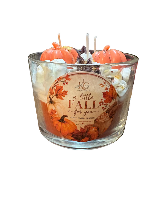 Pumpkin Spice Luxe Candle – Fall Soy Candle, Autumn Scented Candle, Cozy Pumpkin Spice Home Décor Gift