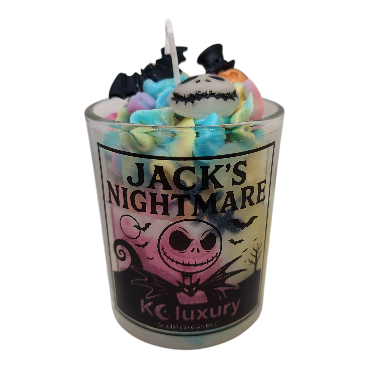 Jack’s Nightmare Candle – Halloween Scented Candle, Gothic Home Décor & Spooky Gift | Handmade by KC Luxury Scented Candles