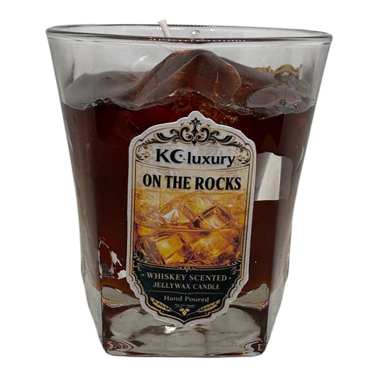 On the Rocks – Whiskey scented Drink Candle | KC Luxury Candles