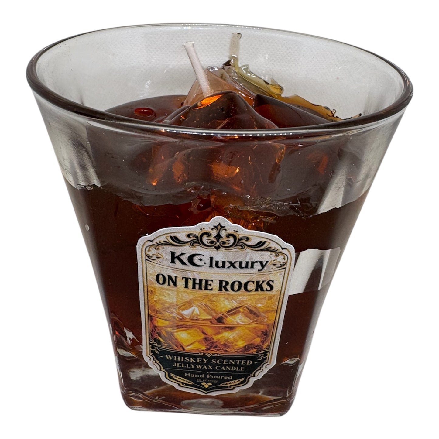 Vela con hielo para whisky | Velas de lujo KC