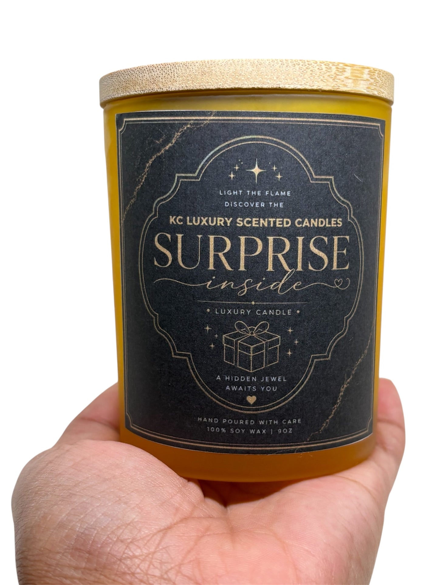 KC Luxury Surprise Inside Ring Candle – Hidden Jewelry Reveal Candle for Women