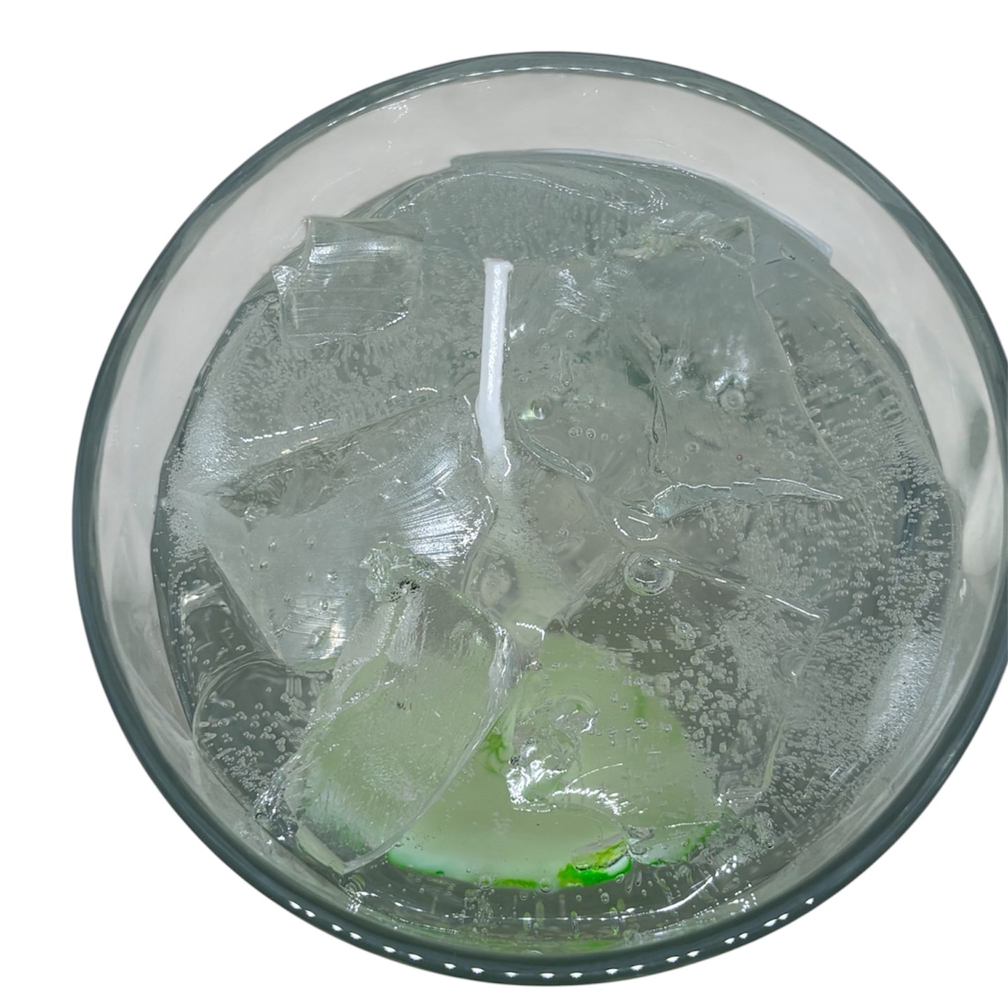 Gin & Tonic CandleJelly Wax Cocktail Candle – Lime & Juniper Scent – Luxury Hand-Poured Gel Candle – Unique Bar Inspired Gift
