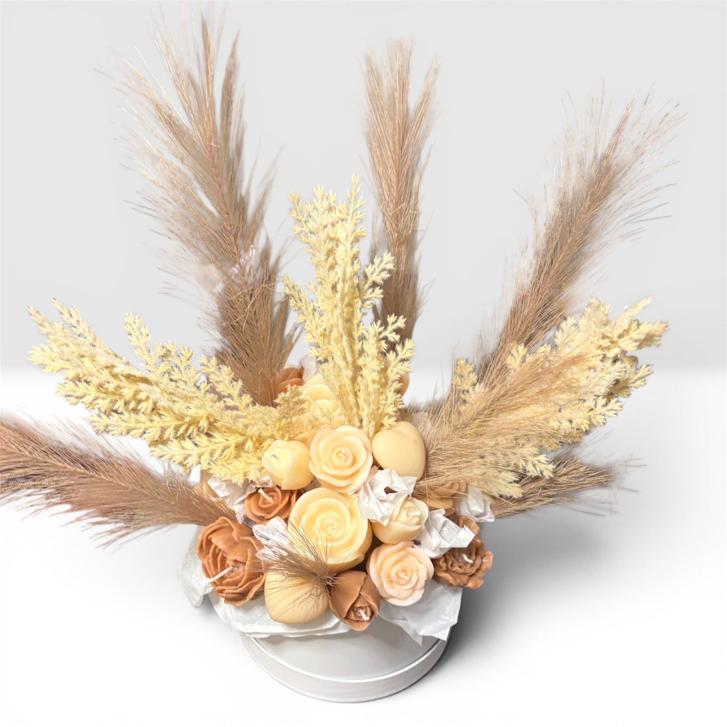 Signature Wax Flower Bouquet – Custom Scented Floral Arrangement