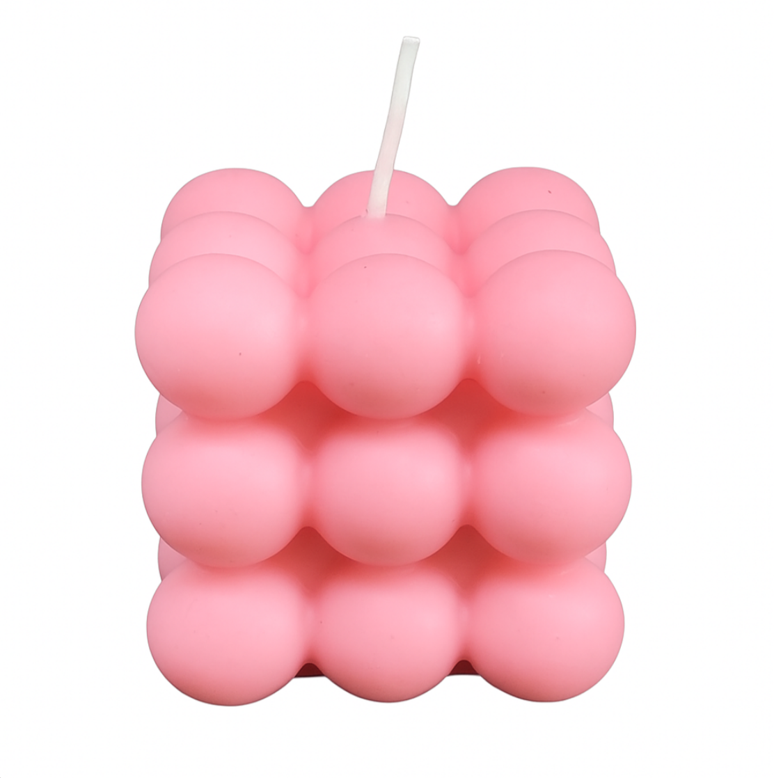 The Bubble Cube Candle – Aesthetic Decorative Soy Candle for Home Décor & Gift | Handmade by KC Luxury Scented Candles