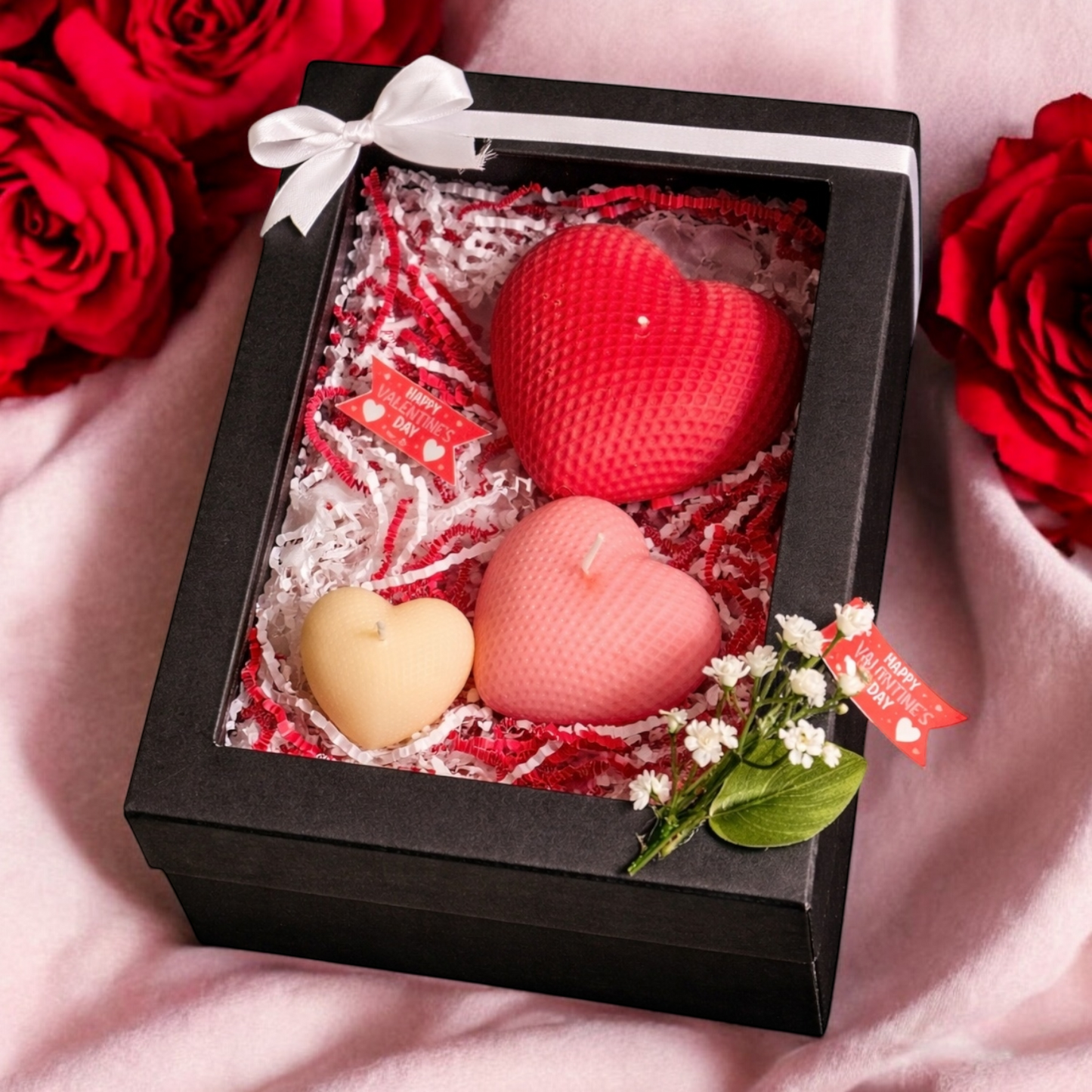 Forever Yours Heart Candle Gift Set | Valentine’s Day Luxury Soy Candles