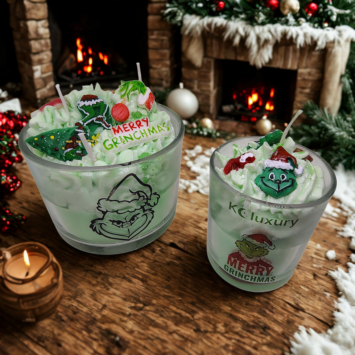 Merry Grinchmas Candle