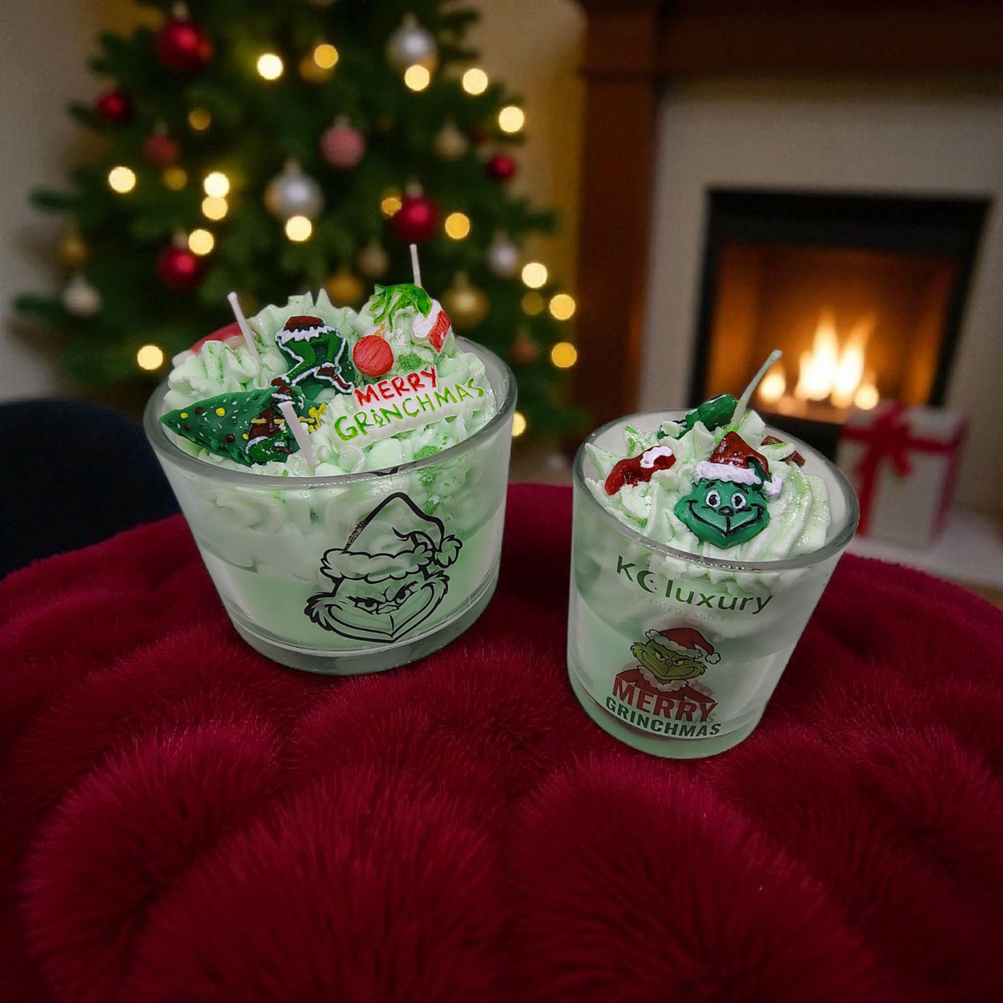 Merry Grinchmas Candle